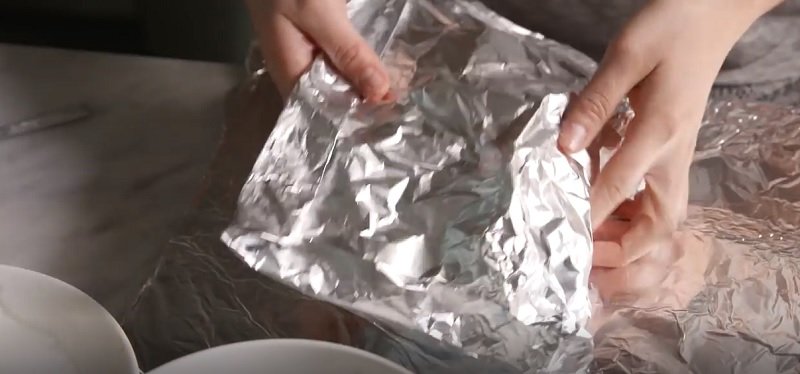 овощи в фольге на гриле