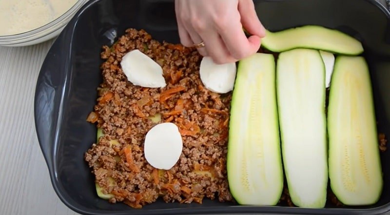 овощная лазанья из кабачков