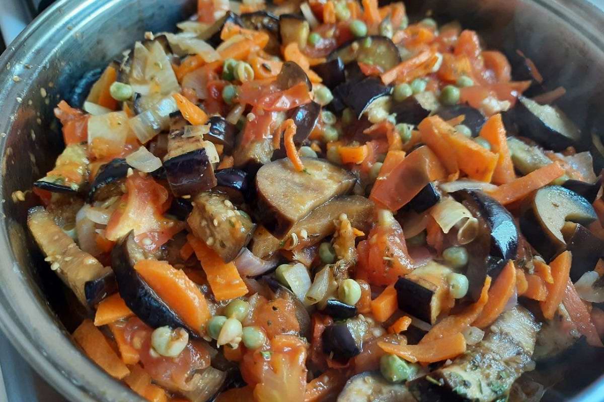 Рагу из баклажанов с овощами рецепт с фото пошагово на ужин быстро и вкусно