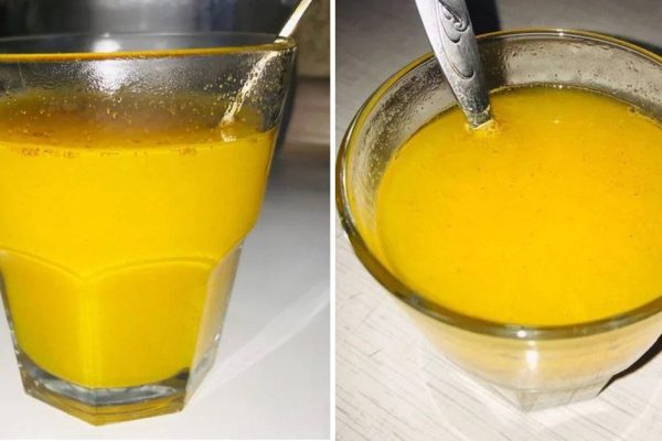 Рецепт лимонной воды с куркумой