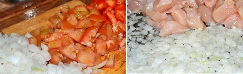 классическа паэлья с курицей