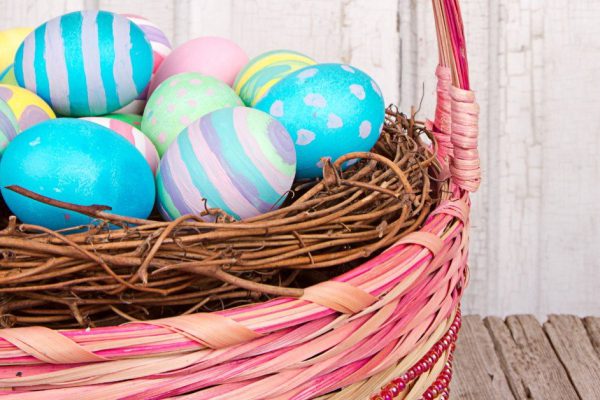 Украшение пасхальной корзины своими руками