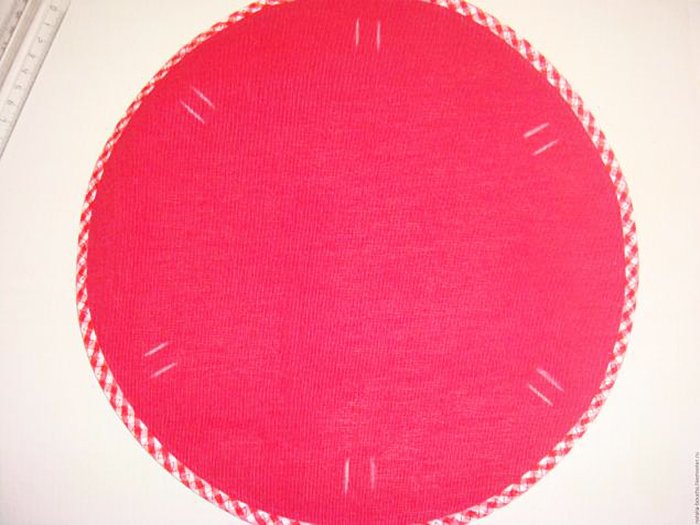 круг из ткани