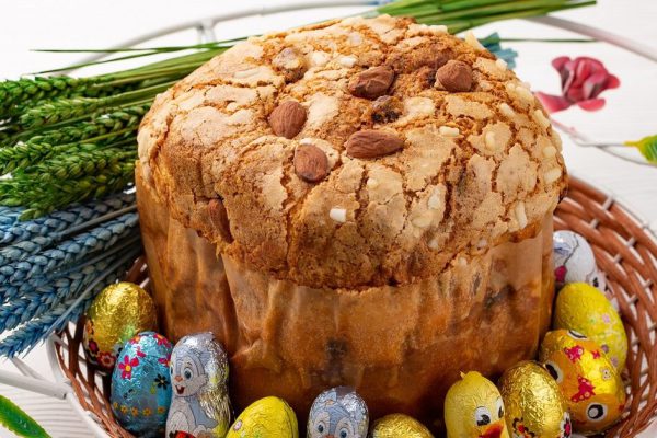 Рецепт кулича из шариков теста