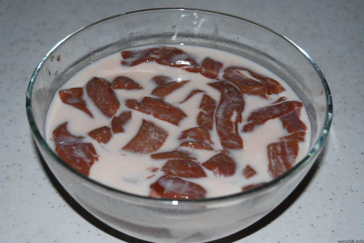 печень в сметанном соусе