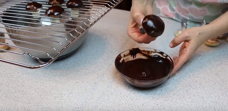 печенье грибочки