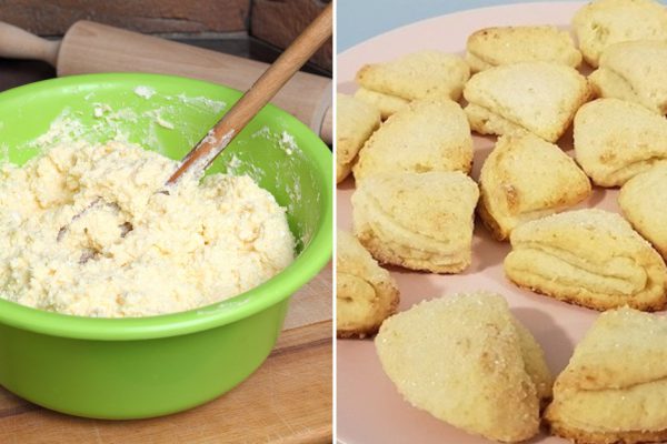 Когда у мужа очередной приступ хандры, готовлю творожное печенье «Гусиные лапки»