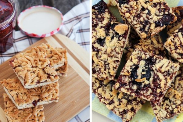 Инструкция по приготовлению песочных квадратиков с джемом