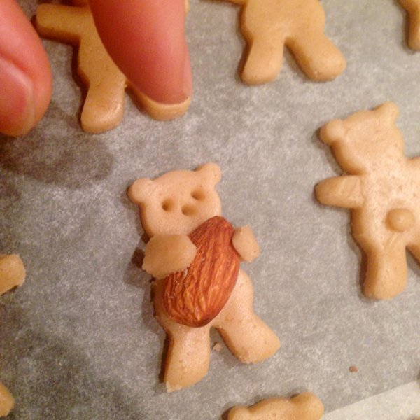 приготовление печенье в форме мишек