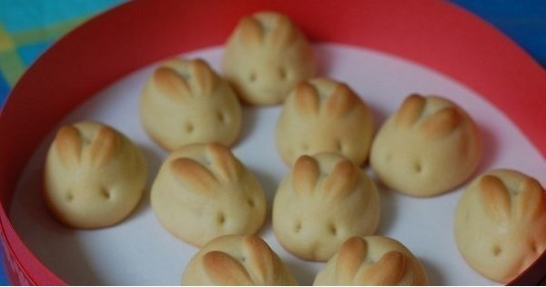 Оригинальное печенье «Зайчики» своими руками! 15 минут — и детское лакомство готово!