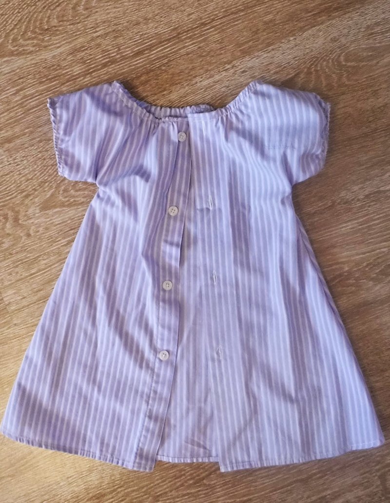 детское платье из мужской рубашки