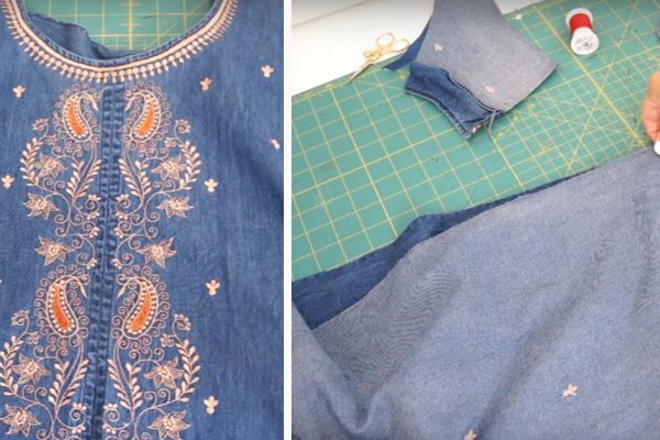 Трансформация старой одежды с помощью нитки и иголки