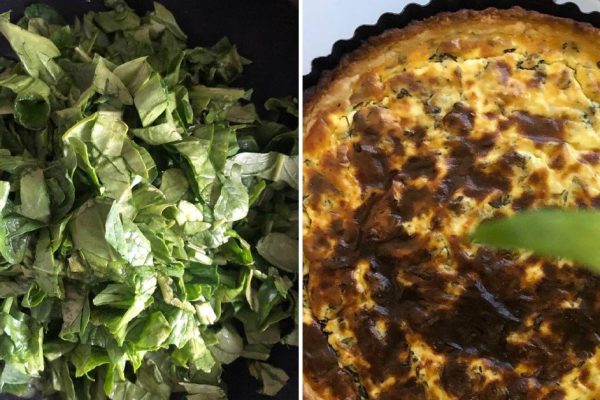 Жду невестку из роддома, решила испечь ее любимый пирог со шпинатом