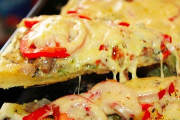 Пицца с овощами