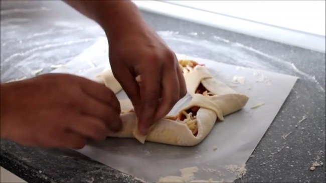 приготовление пиццы вулкан