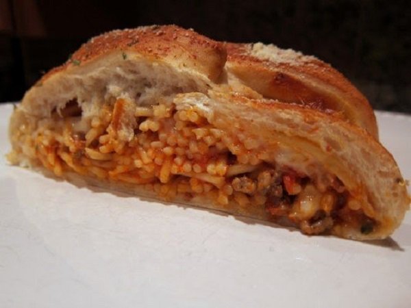 пирог из спагетти