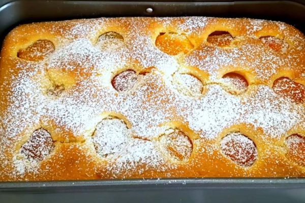 Прослезилась, попробовав изумительный пирог с абрикосами, приготовленный доченькой