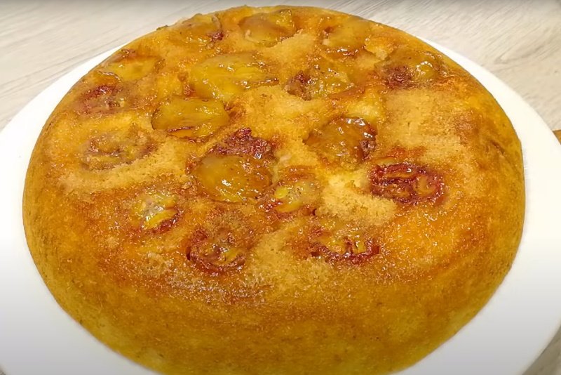 пирог на сковороде видео