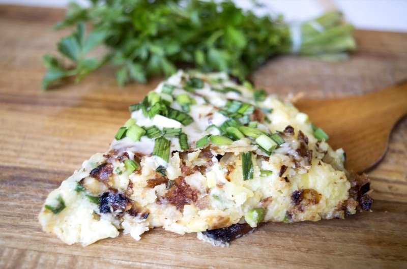 smażone ciasto ziemniaczane