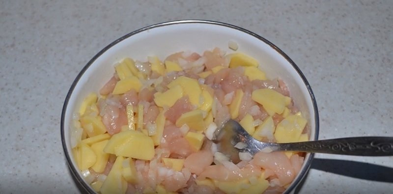 заливной пирог с курицей