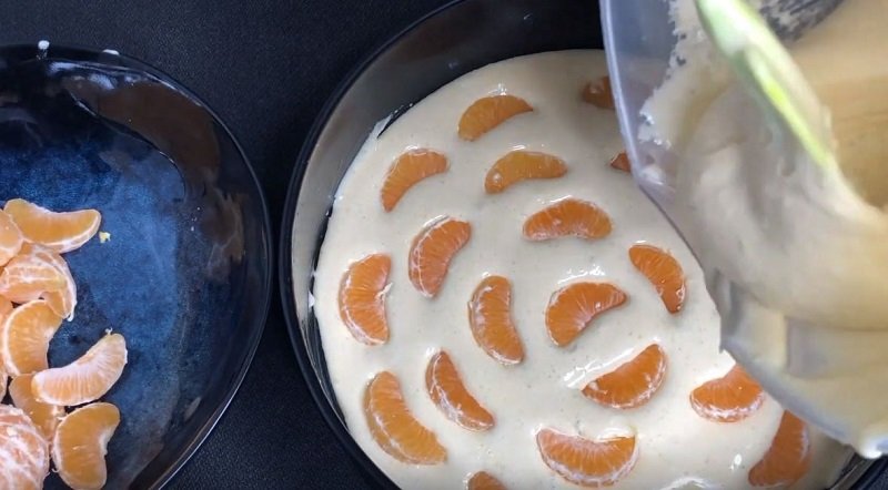 Как приготовить пирог с мандаринами Вдохновение,Кулинария,Выпечка,Мандарины,Пироги
