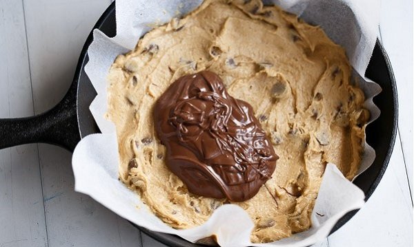 пирог в сковороде