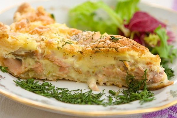 Схема приготовления сочного лукового пирога