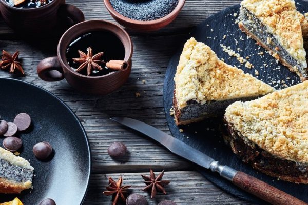 Инструкция по приготовлению макового пирога с творогом