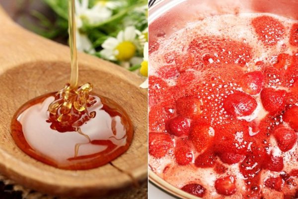 Инструкция по приготовлению пирога с клубникой и мёдом