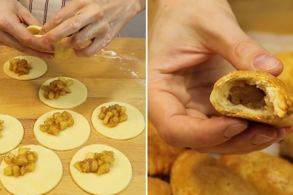 Яблочные пирожки на два укуса, рецепт которых к Спасу заучиваю наизусть