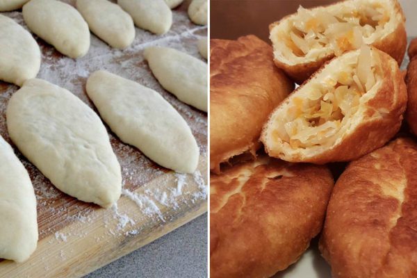 Румяные пирожки с капустой из дружелюбного теста, от которых не раздобреешь