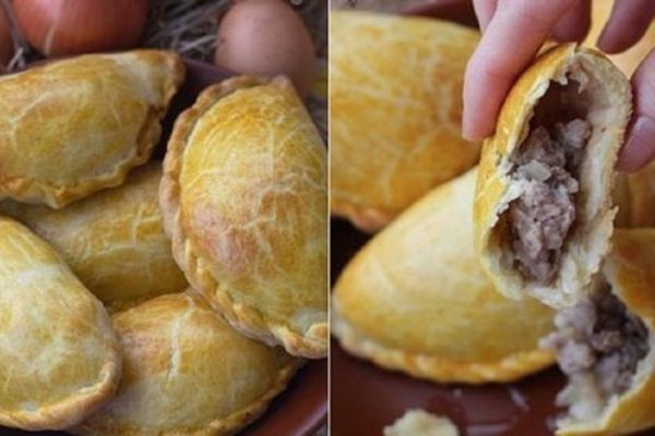 Пирожки с мясом в духовке