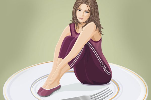Как распознать, что близкий человек морит себя голодом или тайно объедается