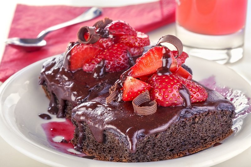 шоколад клубника и ваниль