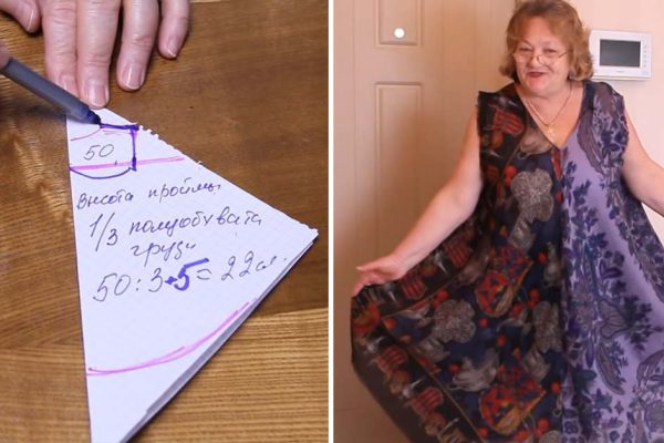 Как у пенсионерки Ольги Папсуевой получаются красивые платья из старых ненужных платков