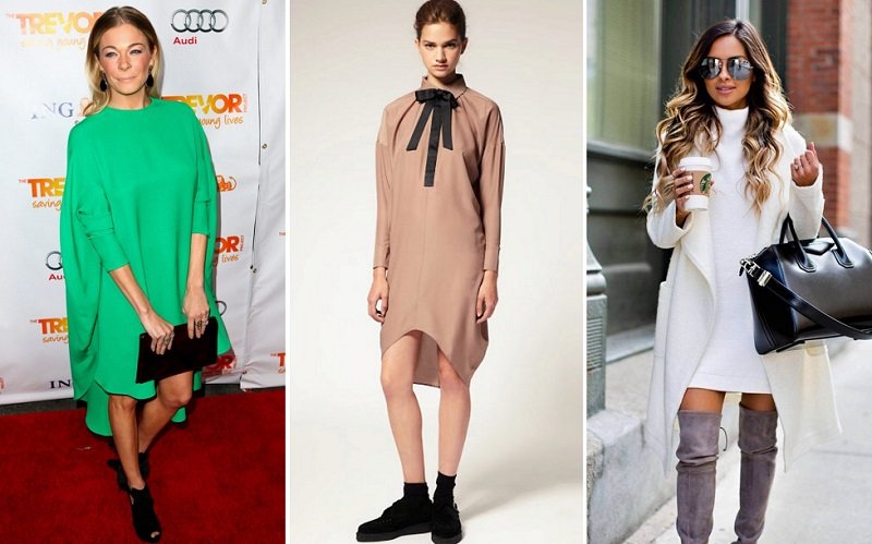 платье свободного мода