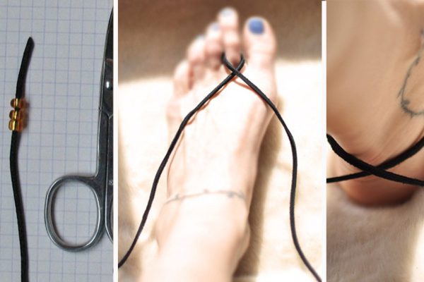 Модница соединила концы нити и надела на них бусины, чтобы получить нечто удивительное… Увидев № 7, я растаяла!