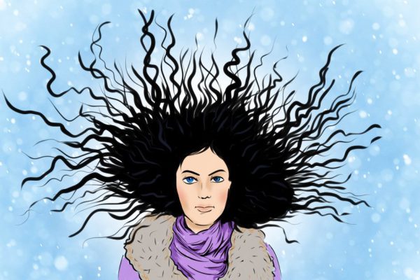 Благодаря этому супертрюку волосы не электризуются! Прическа зимой — идеальна…