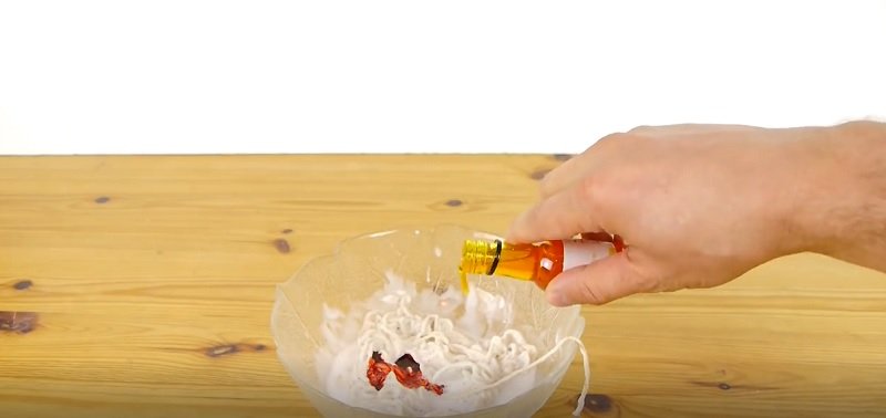 декоративное яйцо из веревки