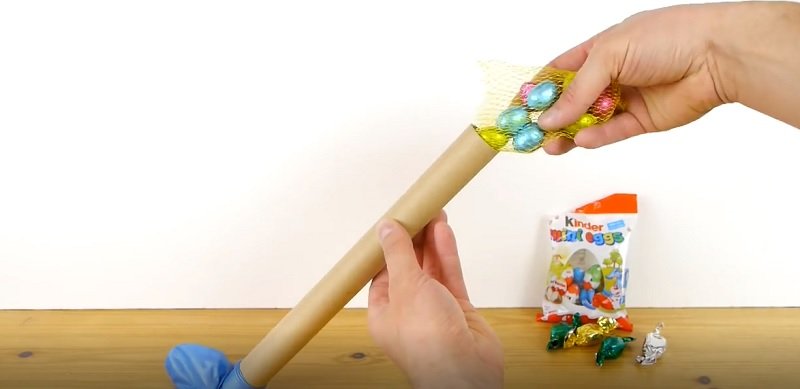 декоративное яйцо из веревки