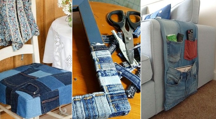 переделка джинсов в сумку