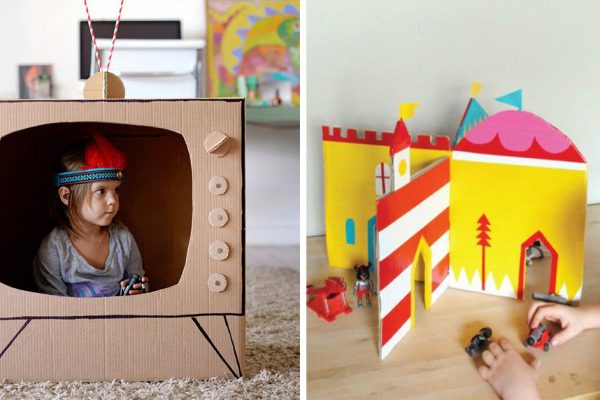 Посмотри, как грамотные мамы используют старые коробки… Воплощение детской мечты!
