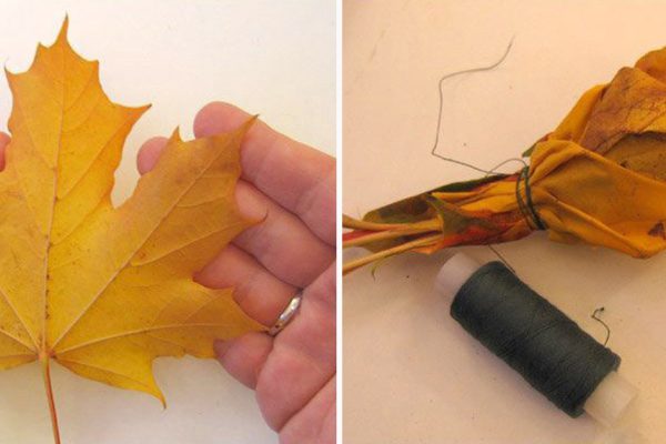 Идеи для творчества из осенних материалов