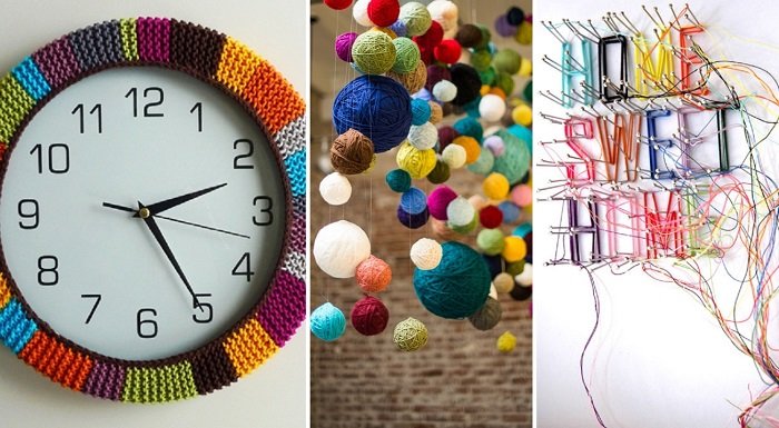 поделки из пряжи и ниток