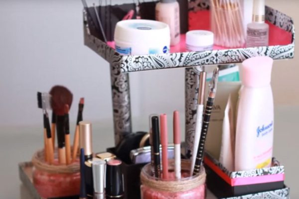 Органайзер для косметики своими руками. Теперь каждая вещь будет на своем месте!