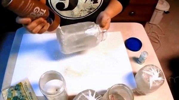 подсвечники из банок