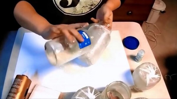 подсвечники из банок