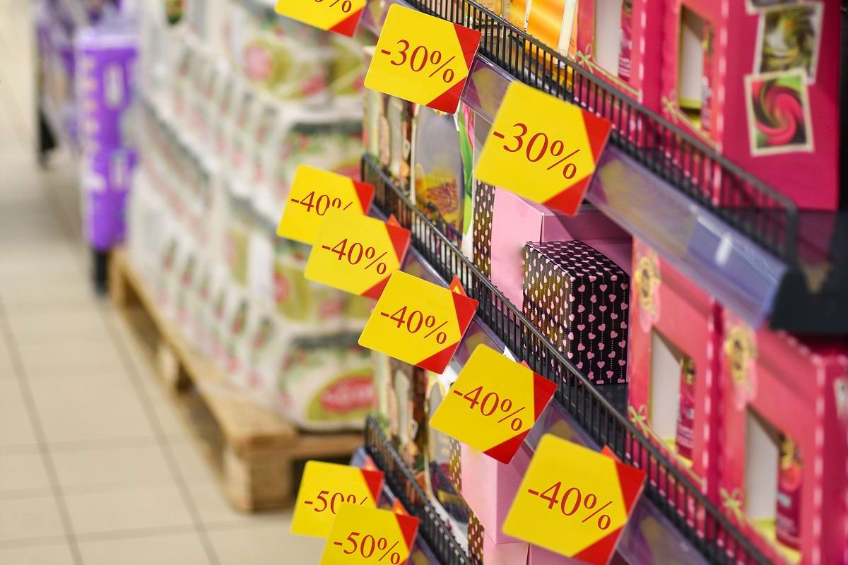 покупки в супермаркете