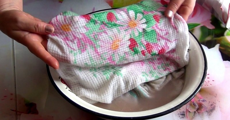 как стирать кухонные полотенца