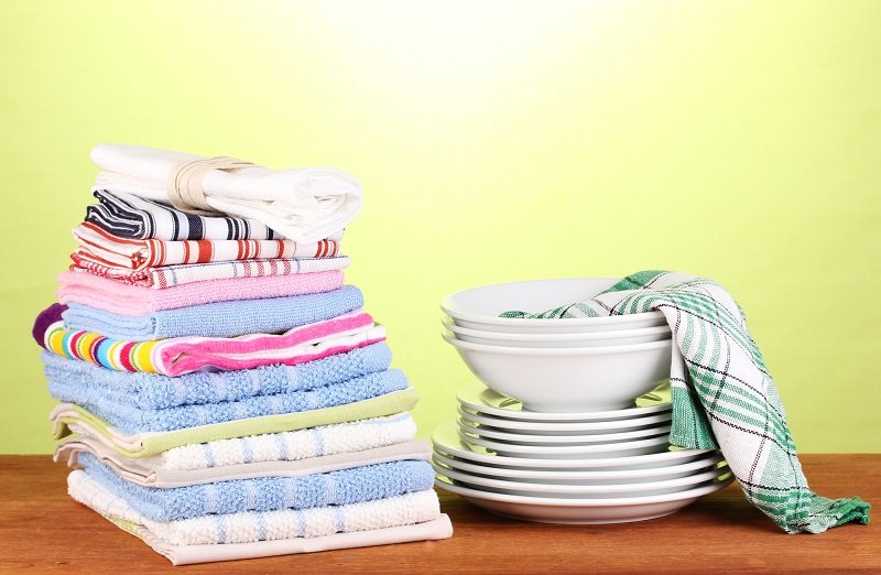как стирать кухонные полотенца чтобы не было запаха